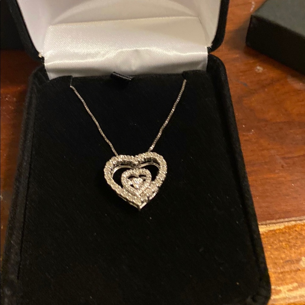 Kay’s heart shaped necklace